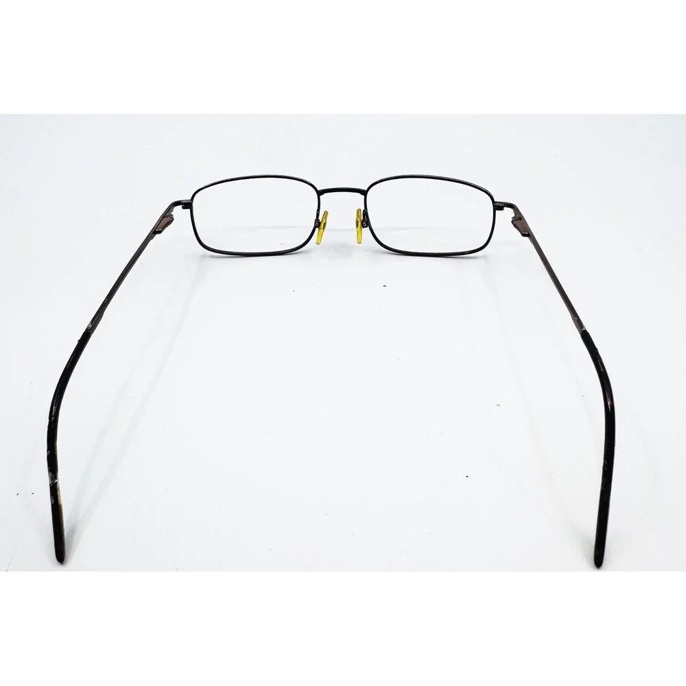 Unbranded Eyeglasses Frames Mens Brown Metal Rectangular 51-19-140